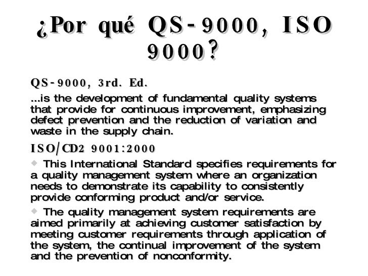 norma qs 9000